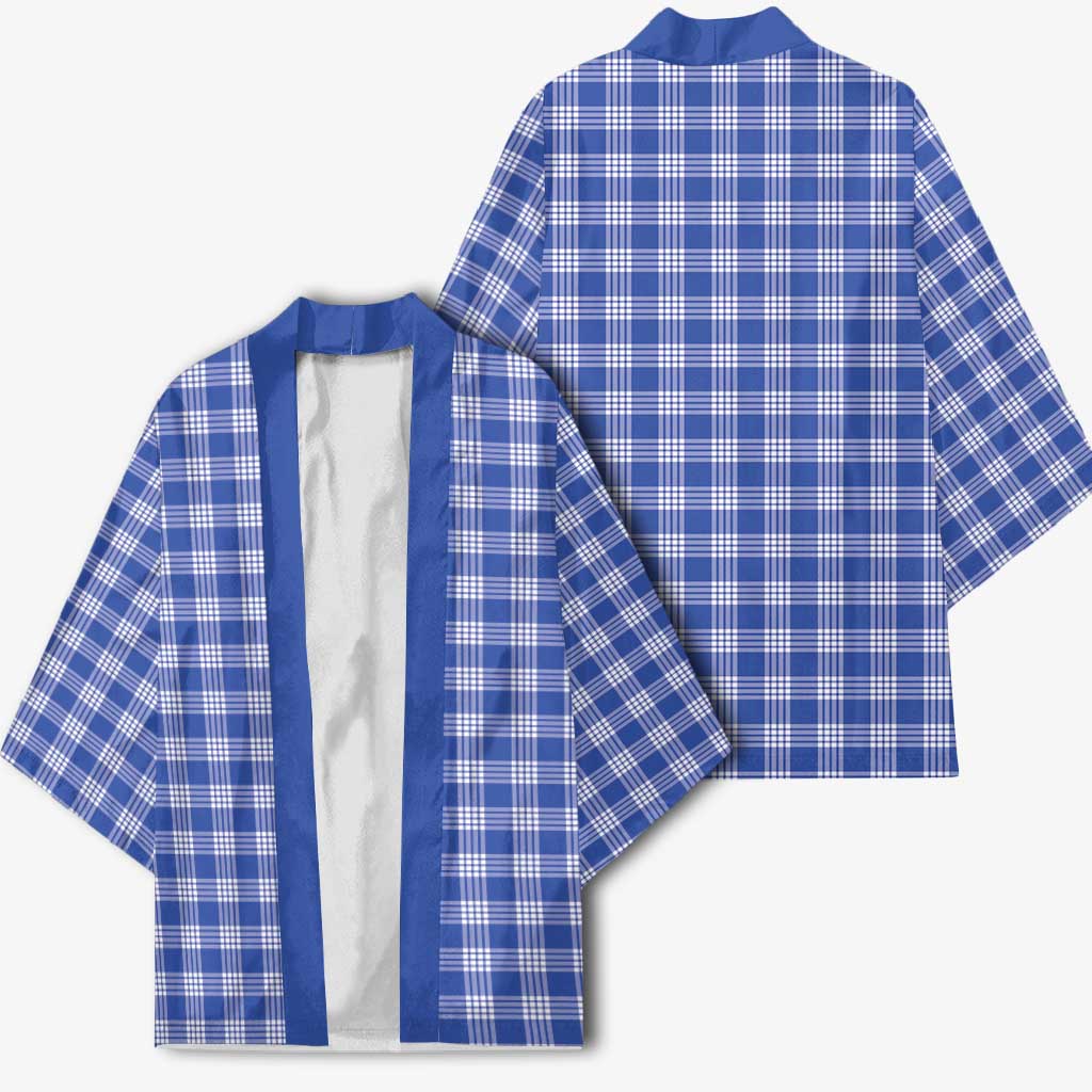 Royal Blue Japanese Palaka Pride Kimono LT14 - Polynesian Pride