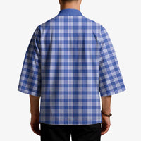 Royal Blue Japanese Palaka Pride Kimono LT14 - Polynesian Pride