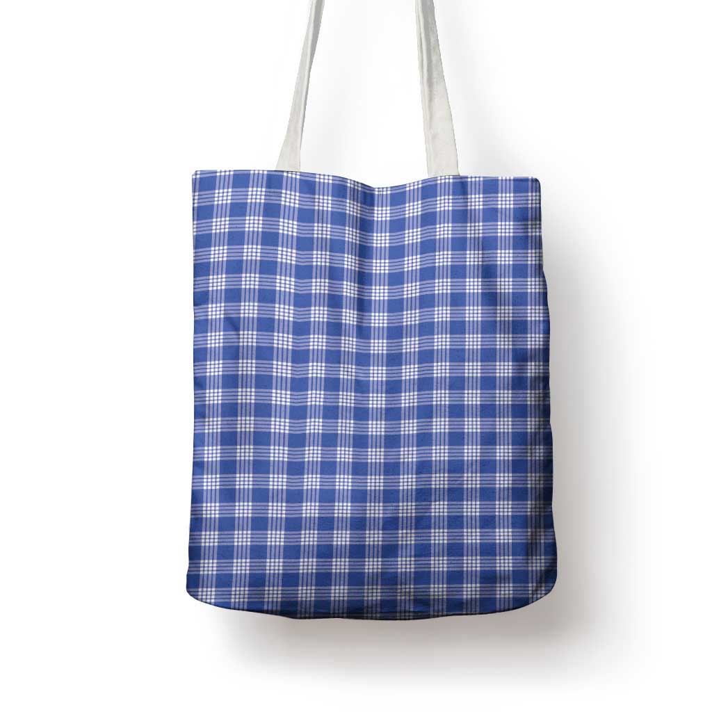 Royal Blue Japanese Palaka Pride Tote Bag LT14 - Polynesian Pride
