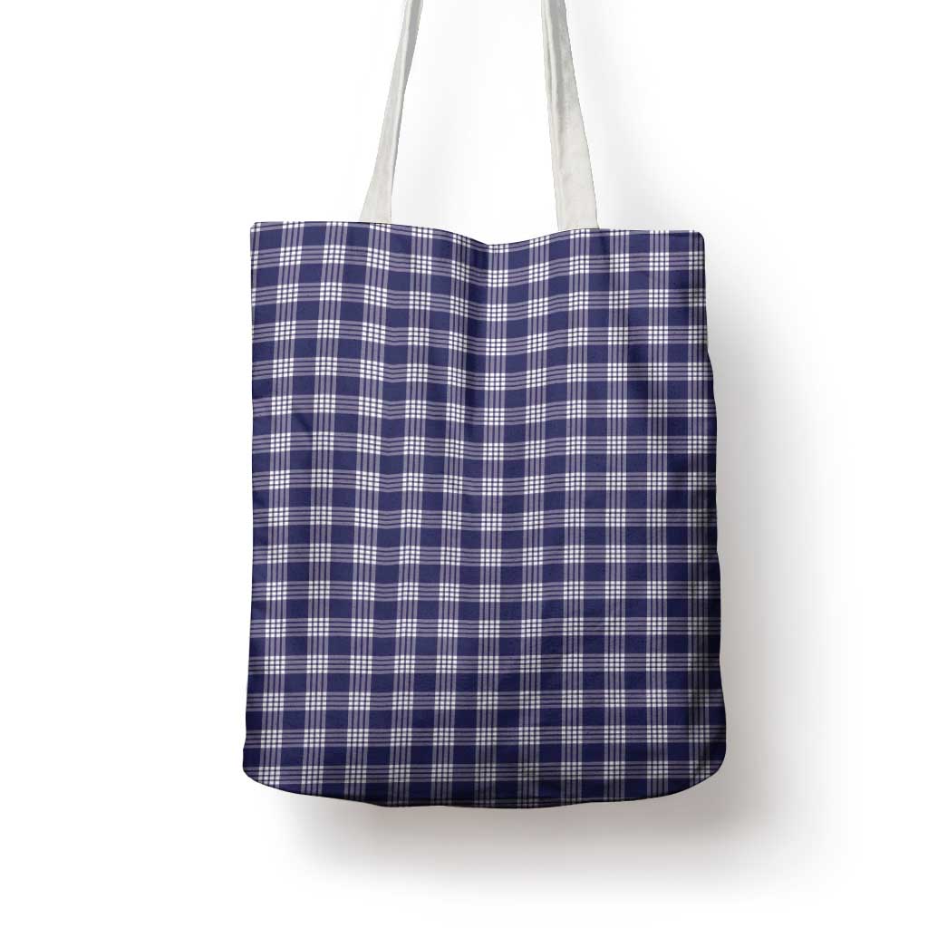 Navy Blue Japanese Palaka Pride Tote Bag LT14 - Polynesian Pride