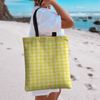 Yellow Japanese Palaka Pride Tote Bag LT14 - Polynesian Pride
