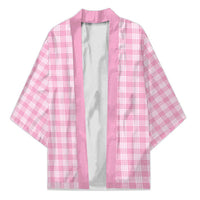 Light Pink Japanese Palaka Pride Kimono LT14 Unisex Light Pink - Polynesian Pride