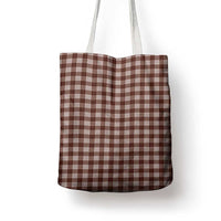 Brown Japanese Palaka Pride Tote Bag LT14 - Polynesian Pride