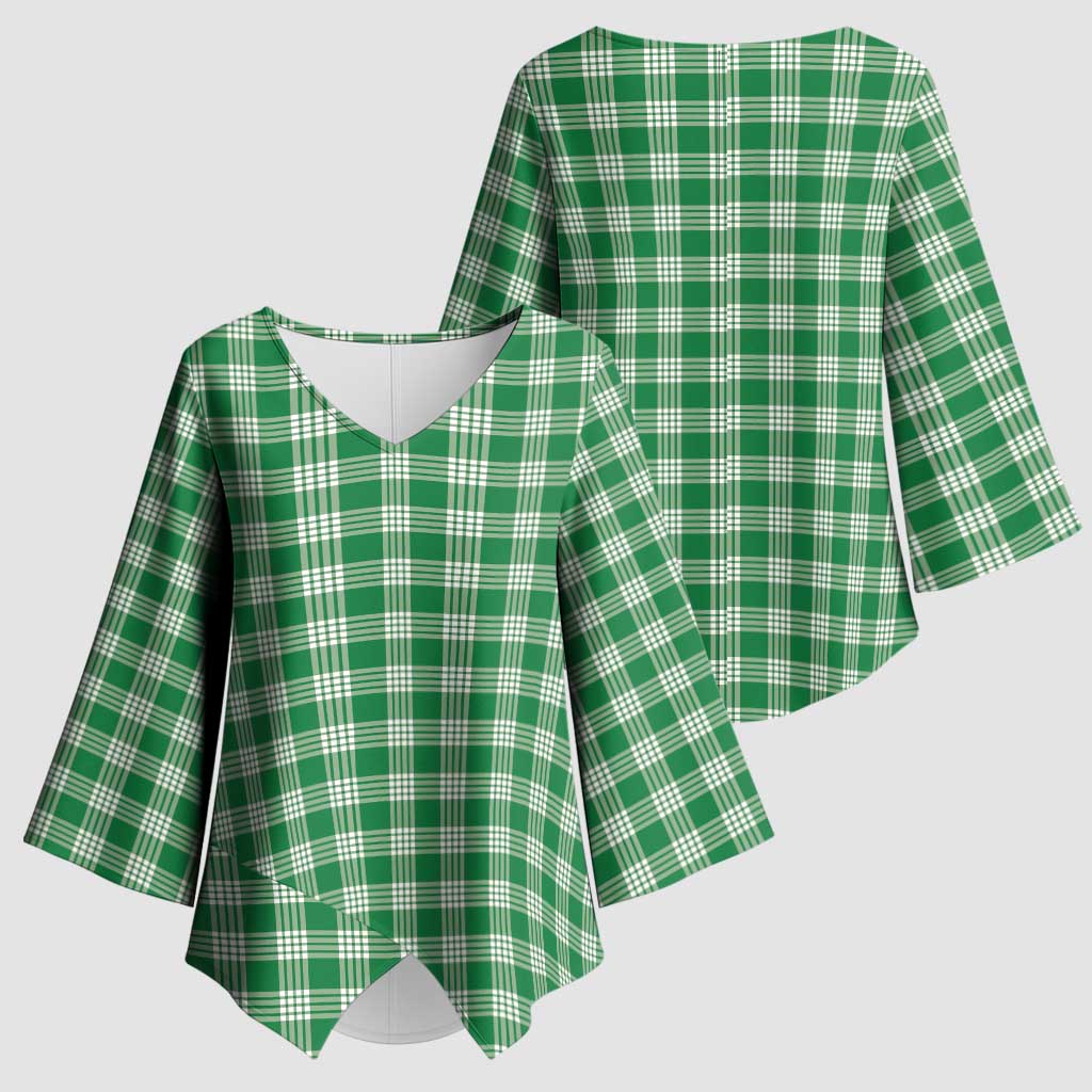 Kelly Japanese Palaka Pride Kimono Sleeve Blouse LT14 - Polynesian Pride