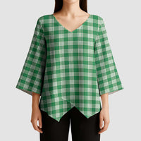 Kelly Japanese Palaka Pride Kimono Sleeve Blouse LT14 - Polynesian Pride
