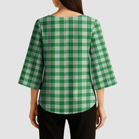 Kelly Japanese Palaka Pride Kimono Sleeve Blouse LT14 - Polynesian Pride