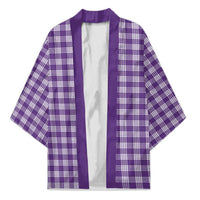 Purple Japanese Palaka Pride Kimono LT14 Unisex Purple - Polynesian Pride