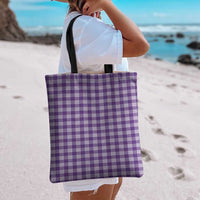 Purple Japanese Palaka Pride Tote Bag LT14 - Polynesian Pride