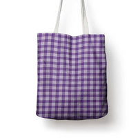 Purple Japanese Palaka Pride Tote Bag LT14 - Polynesian Pride