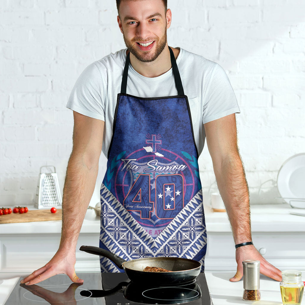 Toa Samoa Rugby Apron 40th Anniversary Samoan Siapo Pattern