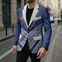 Toa Samoa Rugby Custom Blazer 40th Anniversary Samoan Siapo Pattern LT14 - Polynesian Pride