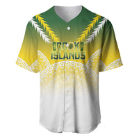 Cook Islands Rugby Custom Baseball Jersey Come On Kukis LT14 Multicolor - Polynesian Pride