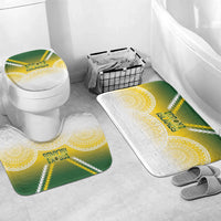 Cook Islands Rugby Bathroom Set Come On Kukis LT14 Mat Set Only (3 pcs) One Size Multicolor - Polynesian Pride