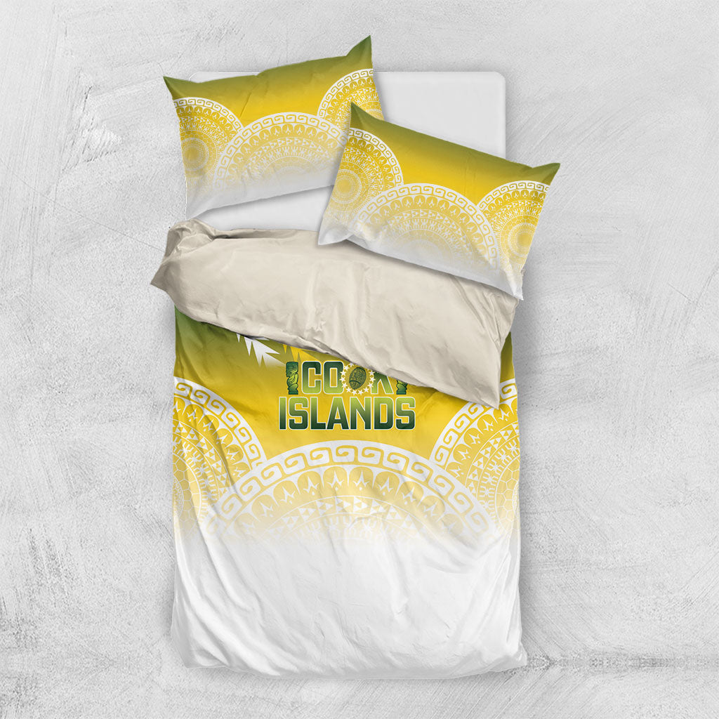 Cook Islands Rugby Bedding Set Come On Kukis LT14 US Twin 172cm x 218cm Multicolor - Polynesian Pride