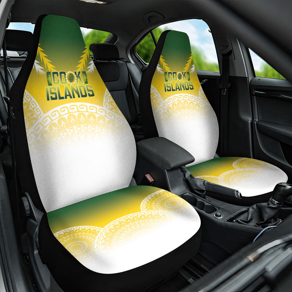 Cook Islands Rugby Car Seat Cover Come On Kukis LT14 One Size Multicolor - Polynesian Pride