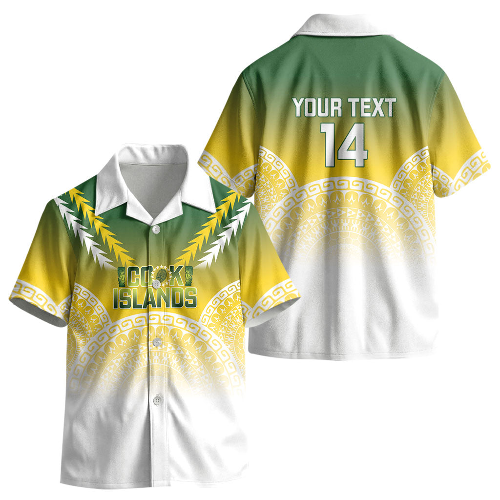 Cook Islands Rugby Custom Kid Hawaiian Shirt Come On Kukis