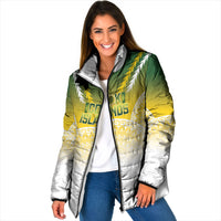Cook Islands Rugby Custom Padded Jacket Come On Kukis