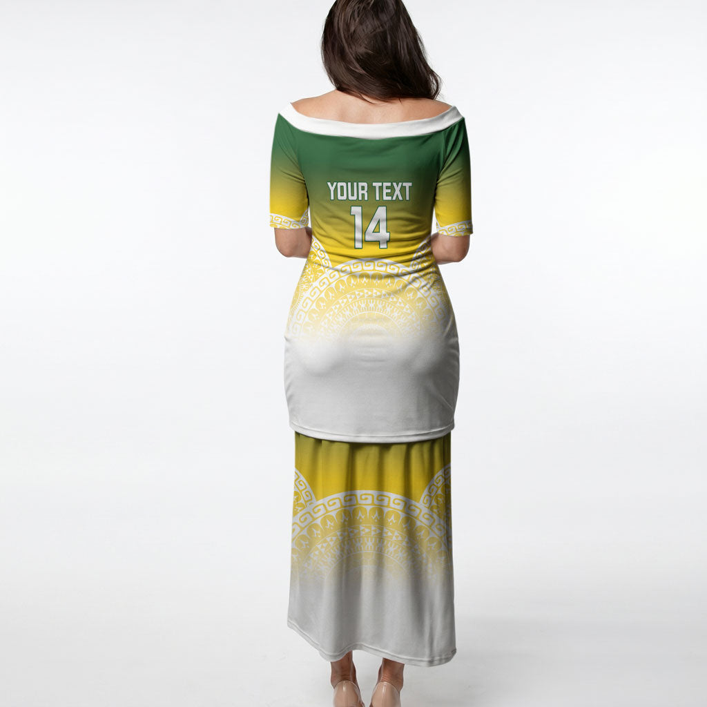 Cook Islands Rugby Custom Puletasi Come On Kukis