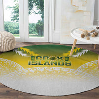 Cook Islands Rugby Round Carpet Come On Kukis