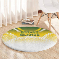 Cook Islands Rugby Round Carpet Come On Kukis