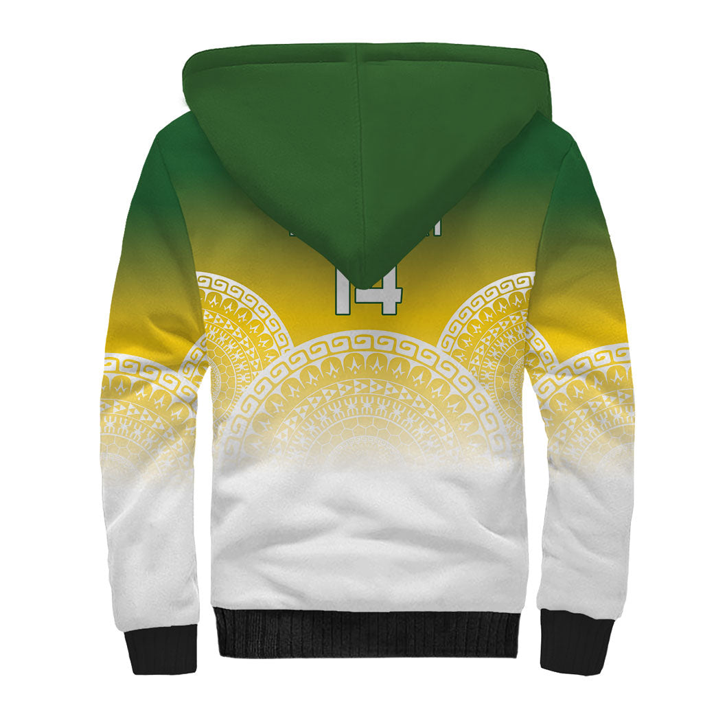 Cook Islands Rugby Custom Sherpa Hoodie Come On Kukis LT14 - Polynesian Pride