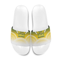 Cook Islands Rugby Slide Sandals Come On Kukis LT14 Multicolor - Polynesian Pride