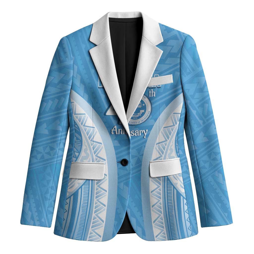 Federated States of Micronesia Independence Day Blazer FSM 40th Anniversary Proud LT14 Unisex Blue - Polynesian Pride