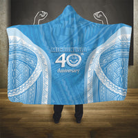 Federated States of Micronesia Independence Day Hooded Blanket FSM 40th Anniversary Proud LT14 - Polynesian Pride
