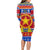 Custom Philippines Christmas Long Sleeve Bodycon Dress Filipino Parol Maligayang Pasko LT14 - Polynesian Pride