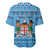 Custom Fiji Christmas Baseball Jersey Fijian Tapa Marau na Kerisimasi LT14 - Polynesian Pride