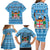 Custom Fiji Christmas Family Matching Long Sleeve Bodycon Dress and Hawaiian Shirt Fijian Tapa Marau na Kerisimasi LT14 - Polynesian Pride