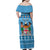 Custom Fiji Christmas Family Matching Off Shoulder Maxi Dress and Hawaiian Shirt Fijian Tapa Marau na Kerisimasi LT14 - Polynesian Pride