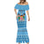 Custom Fiji Christmas Mermaid Dress Fijian Tapa Marau na Kerisimasi LT14 - Polynesian Pride