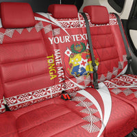 Custom Mate Maa Tonga Back Car Seat Cover 2024 Go Champions LT14 - Polynesian Pride