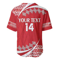 Custom Mate Maa Tonga Baseball Jersey 2024 Go Champions LT14 - Polynesian Pride