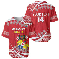 Custom Mate Maa Tonga Baseball Jersey 2024 Go Champions LT14 - Polynesian Pride
