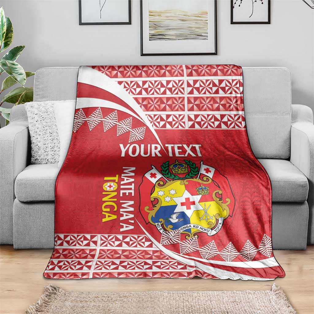 Custom Mate Maa Tonga Blanket 2024 Go Champions LT14 - Polynesian Pride