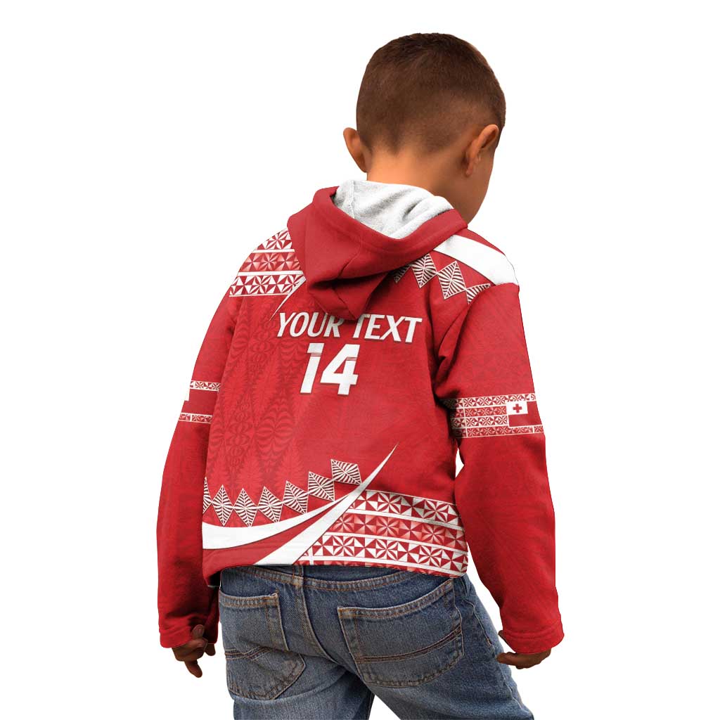 Custom Mate Maa Tonga Kid Hoodie 2024 Go Champions LT14 - Polynesian Pride