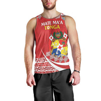 Custom Mate Maa Tonga Men Tank Top 2024 Go Champions LT14 - Polynesian Pride