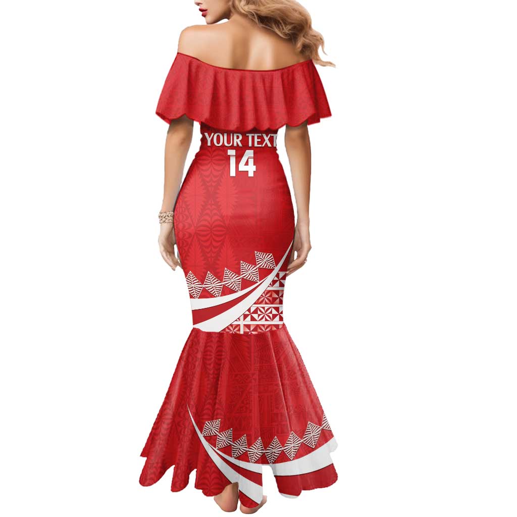 Custom Mate Maa Tonga Mermaid Dress 2024 Go Champions LT14 - Polynesian Pride