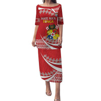 Custom Mate Maa Tonga Puletasi 2024 Go Champions LT14 Long Dress Red - Polynesian Pride