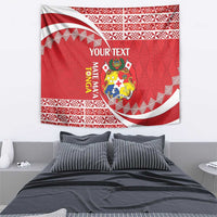 Custom Mate Maa Tonga Tapestry 2024 Go Champions LT14 - Polynesian Pride