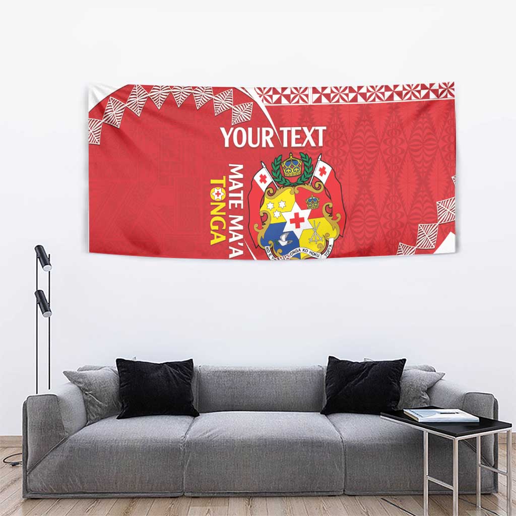 Custom Mate Maa Tonga Tapestry 2024 Go Champions LT14 - Polynesian Pride