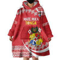 Custom Mate Maa Tonga Wearable Blanket Hoodie 2024 Go Champions LT14 - Polynesian Pride