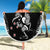 Aotearoa Rugby Custom Beach Blanket Maori Kiwi - Mascot Style