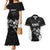 Aotearoa Rugby Custom Couples Matching Mermaid Dress and Hawaiian Shirt Maori Kiwi - Mascot Style