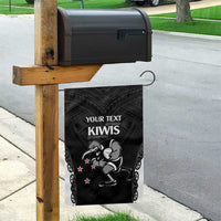 Aotearoa Rugby Custom Garden Flag Maori Kiwi - Mascot Style LT14 - Polynesian Pride