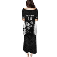 Aotearoa Rugby Custom Puletasi Maori Kiwi - Mascot Style LT14 - Polynesian Pride