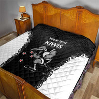 Aotearoa Rugby Custom Quilt Maori Kiwi - Mascot Style LT14 - Polynesian Pride