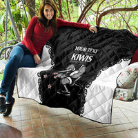 Aotearoa Rugby Custom Quilt Maori Kiwi - Mascot Style LT14 - Polynesian Pride
